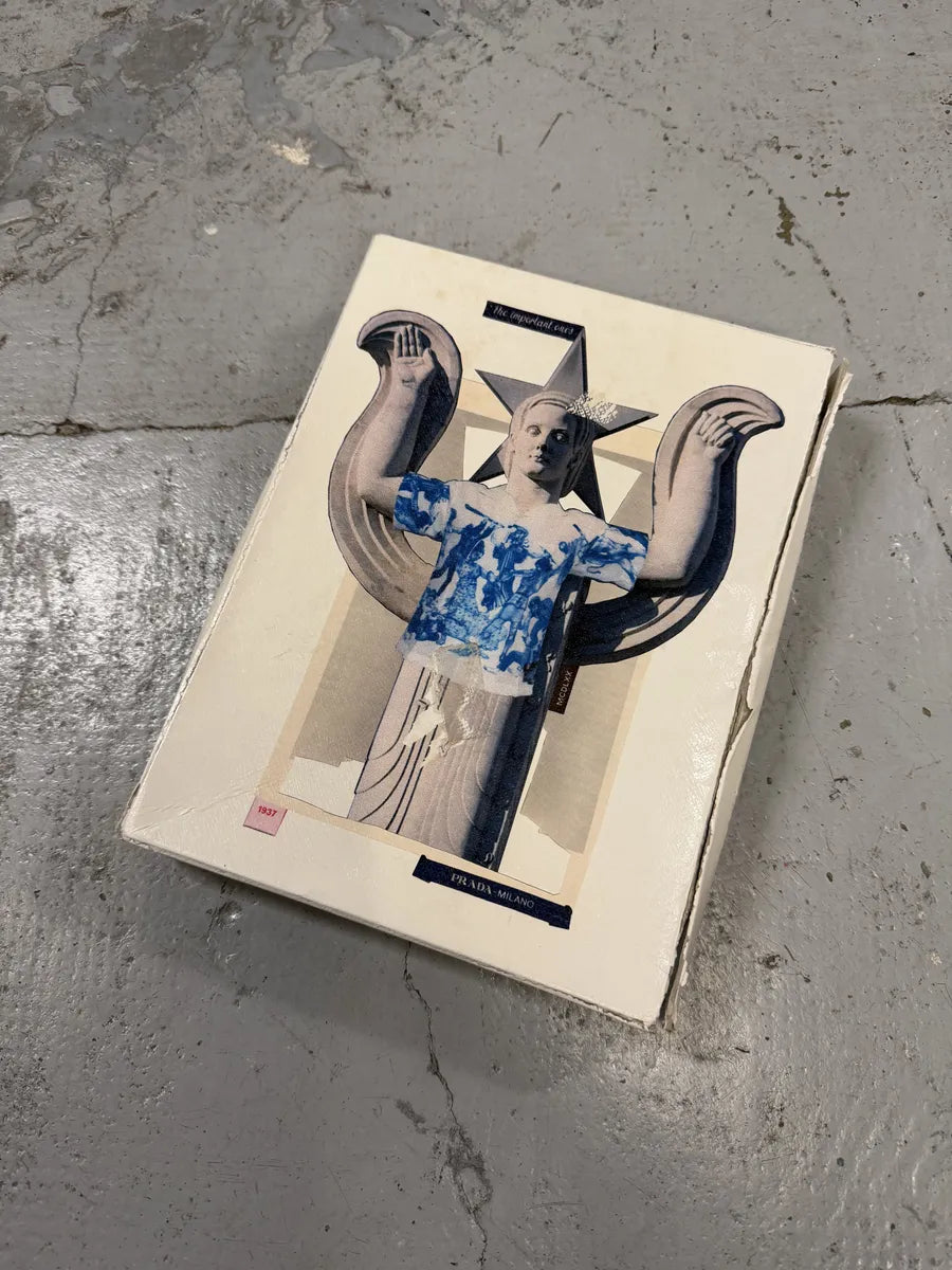 AW2016 Prada Christophe Chemin The Important Ones/Banquet Of Thieves White & Blue Shirt HPvCHqt 6