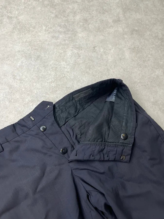 AW2016 Prada Elegant Navy Pants hqKDhAa 8