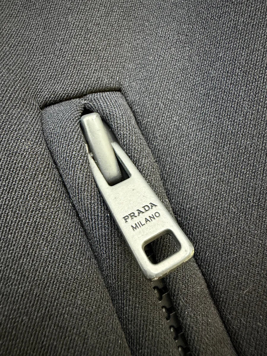 AW2016 Prada Navy Lined Hooded Sport Jacket vodLPCs 11
