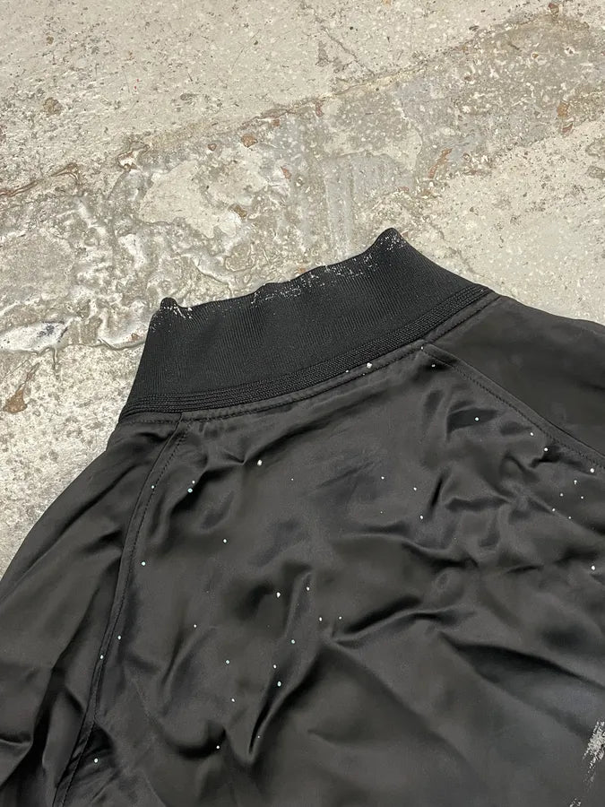 SS2017 Saint Laurent Black Moonlight Silk Teddy Jacket GGodBEb 6