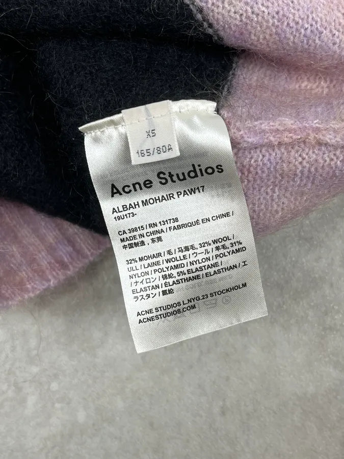 AW2017 Acne Studios Chromatic Fusion Albah Mohair Sweater SfmzFmS 8