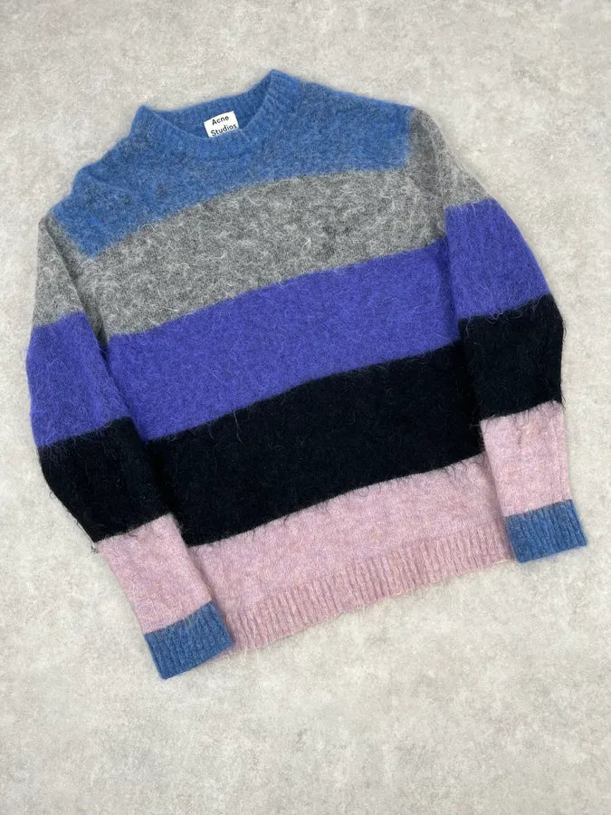 AW2017 Acne Studios Chromatic Fusion Albah Mohair Sweater SfmzFmS 4