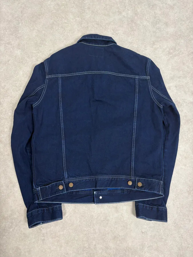 AW2017 Acne Studios Cobalt Blue Worker Trucker Jacket pEikvks 5