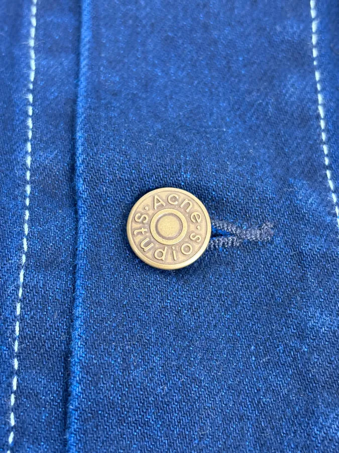 AW2017 Acne Studios Cobalt Blue Worker Trucker Jacket pEikvks 8