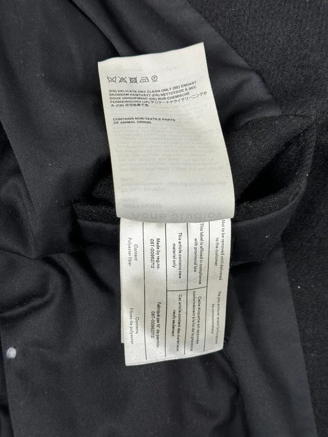 AW2017 Acne Studios Mutt Black Fur Collar Jacket fOePsLz 12