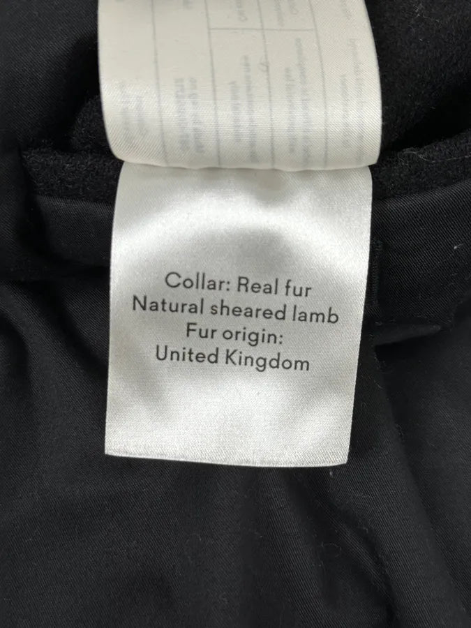 AW2017 Acne Studios Mutt Black Fur Collar Jacket fOePsLz 13