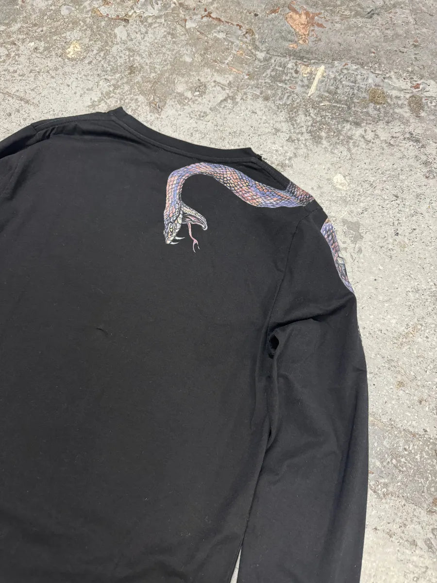 AW2017 Balmain Black Snakes Avant-Garde Longsleeves KSCpZGn 6