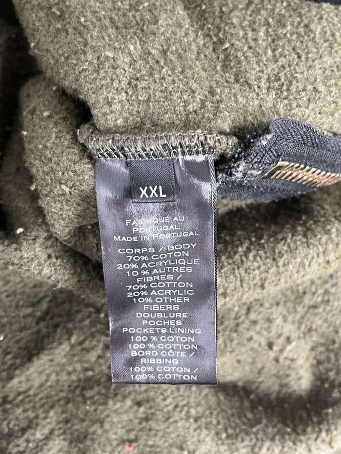 AW2017 Balmain Khaki Green Relaxed Hoodie MNDhShv 9
