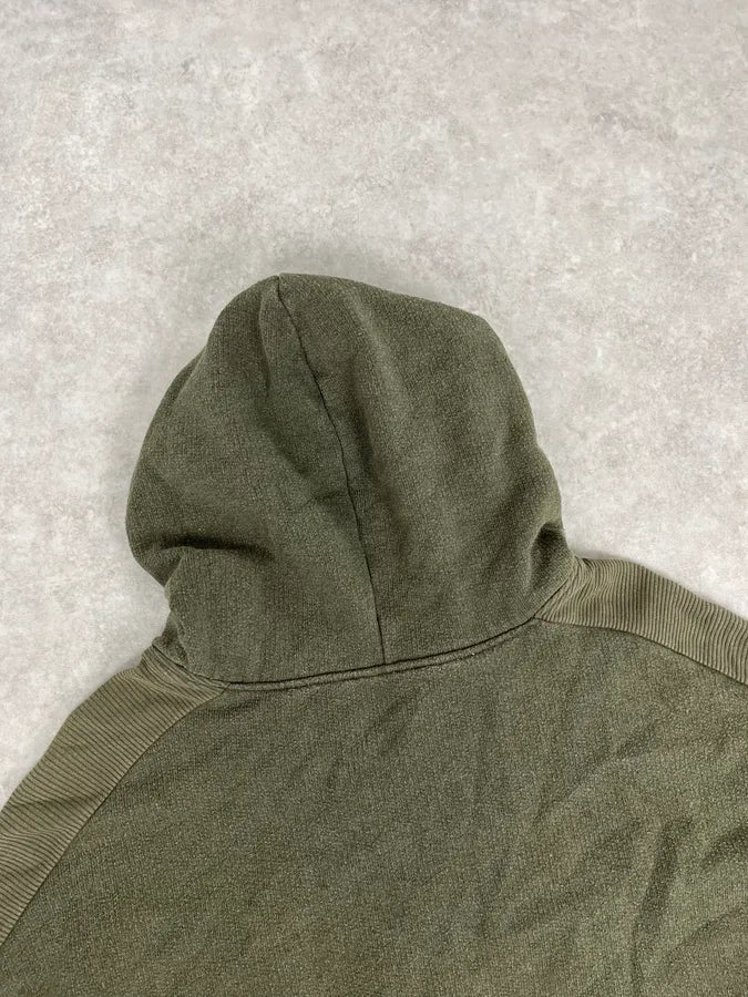 AW2017 Balmain Khaki Green Relaxed Hoodie MNDhShv 6