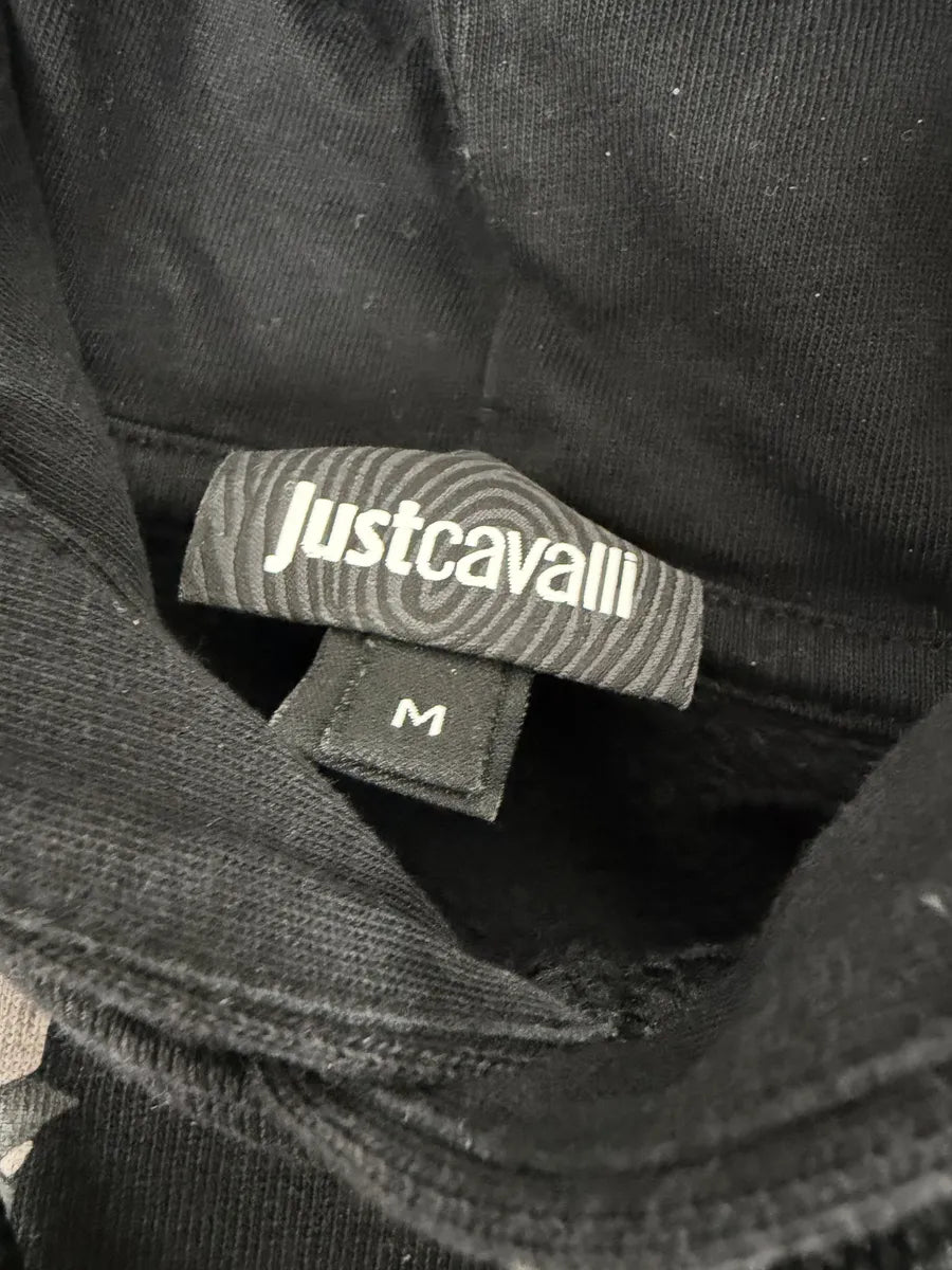 AW2017 Cavalli Black Bird Zip Hoodie dVgCtQY 6