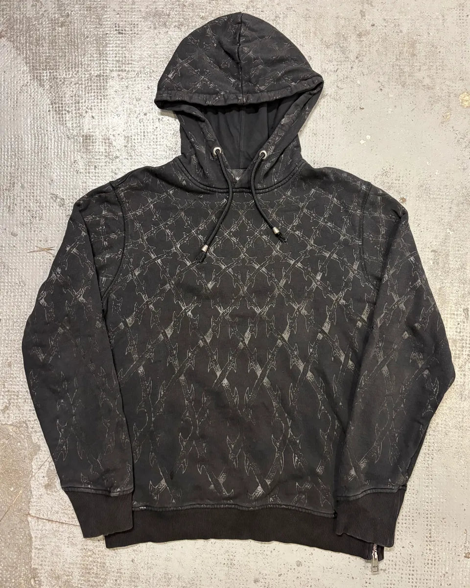 AW2017 Cavalli Black Signature Gradient Hoodie FwDIxsv 0
