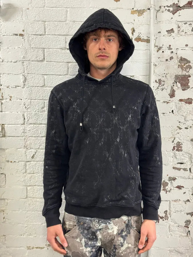 AW2017 Cavalli Black Signature Gradient Hoodie FwDIxsv 1