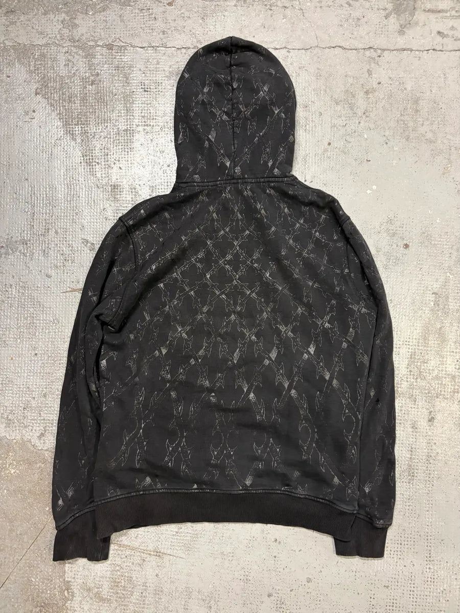 AW2017 Cavalli Black Signature Gradient Hoodie FwDIxsv 4