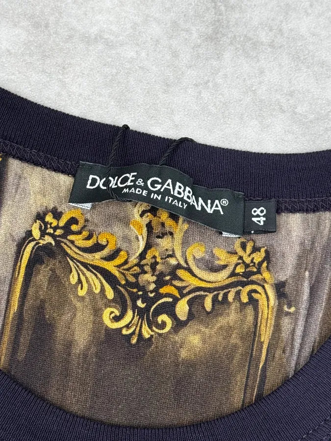 AW2017 Dolce & Gabbana Monarchic Fox Portrait T-Shirt IyrdDby 10