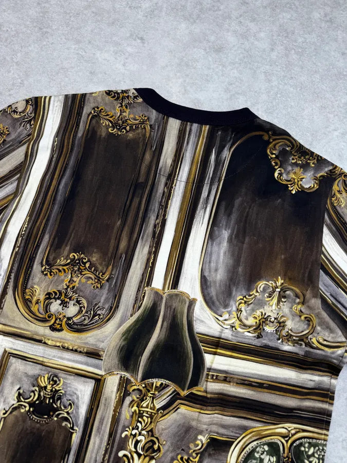 AW2017 Dolce & Gabbana Monarchic Fox Portrait T-Shirt IyrdDby 6