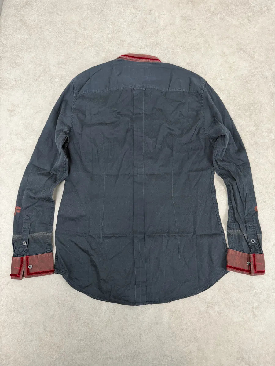 AW2017 Dolce & Gabbana Officier Naval Black Shirt GpWdFGj 1