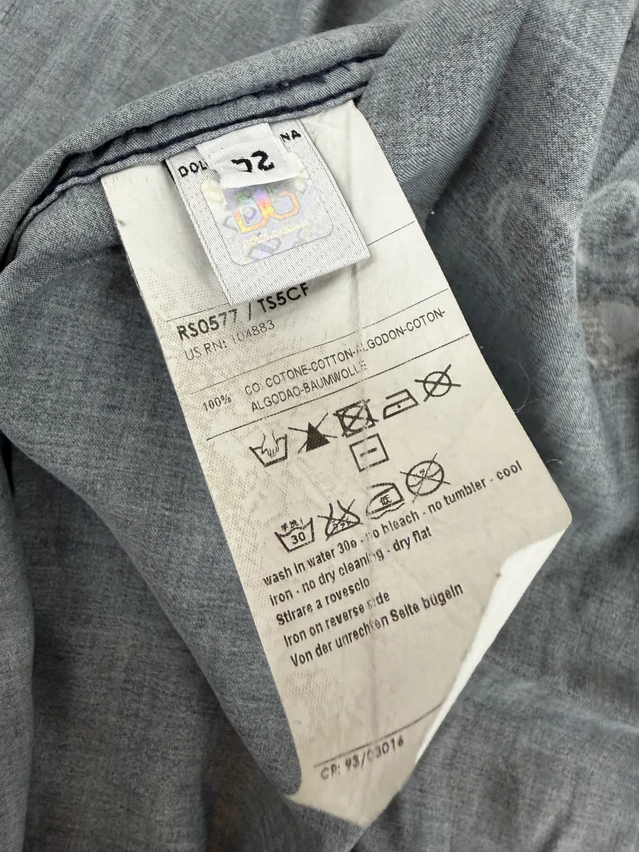 AW2017 Dolce & Gabbana Officier Naval Black Shirt GpWdFGj 10