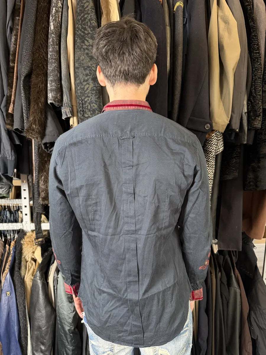 AW2017 Dolce & Gabbana Officier Naval Black Shirt GpWdFGj 4