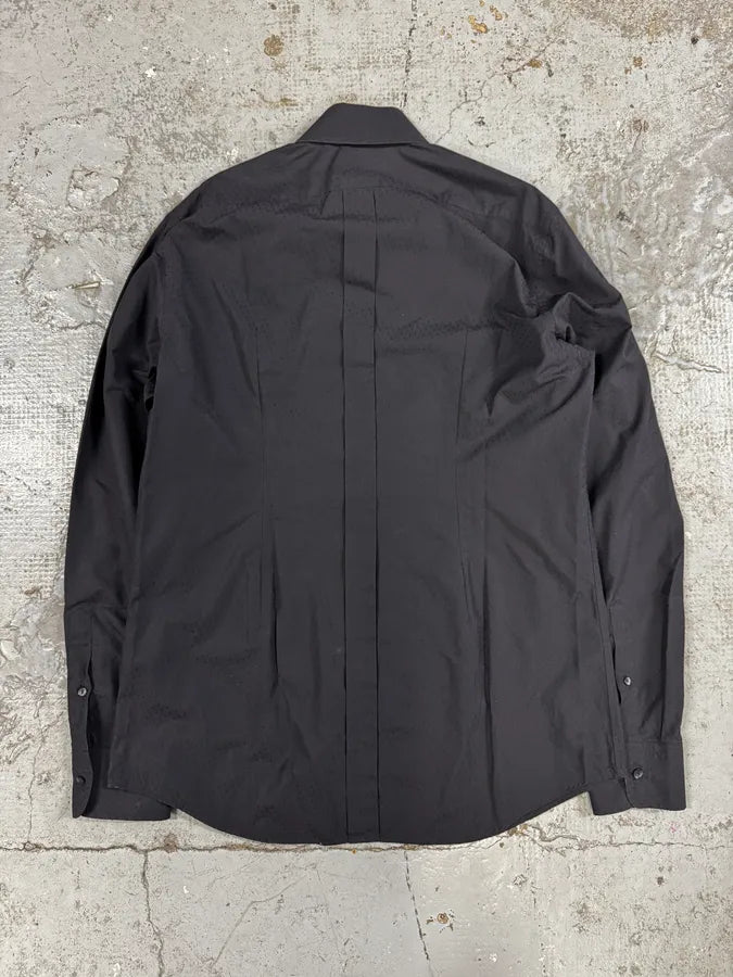 AW2017 Dolce & Gabbana Signature Naval Buttoned Black Shirt WiRQApc 3