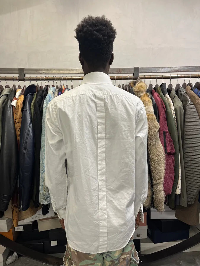 AW2017 Dolce & Gabbana White Naval Shirt KnqePxc 4