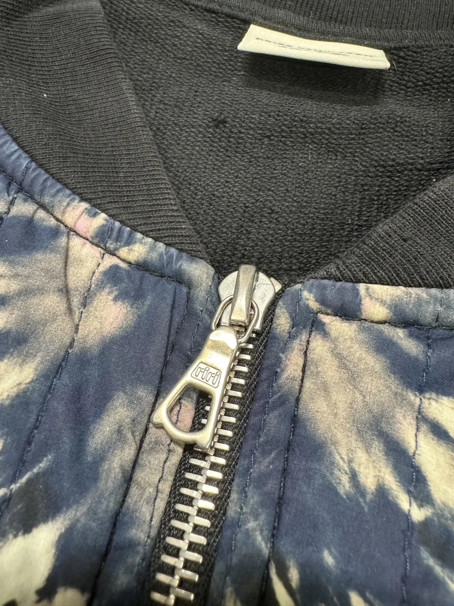 AW2017 Dries Van Noten Quilted Psychadelic Navy Bomber Jacket (L) JXzmPMJ 7