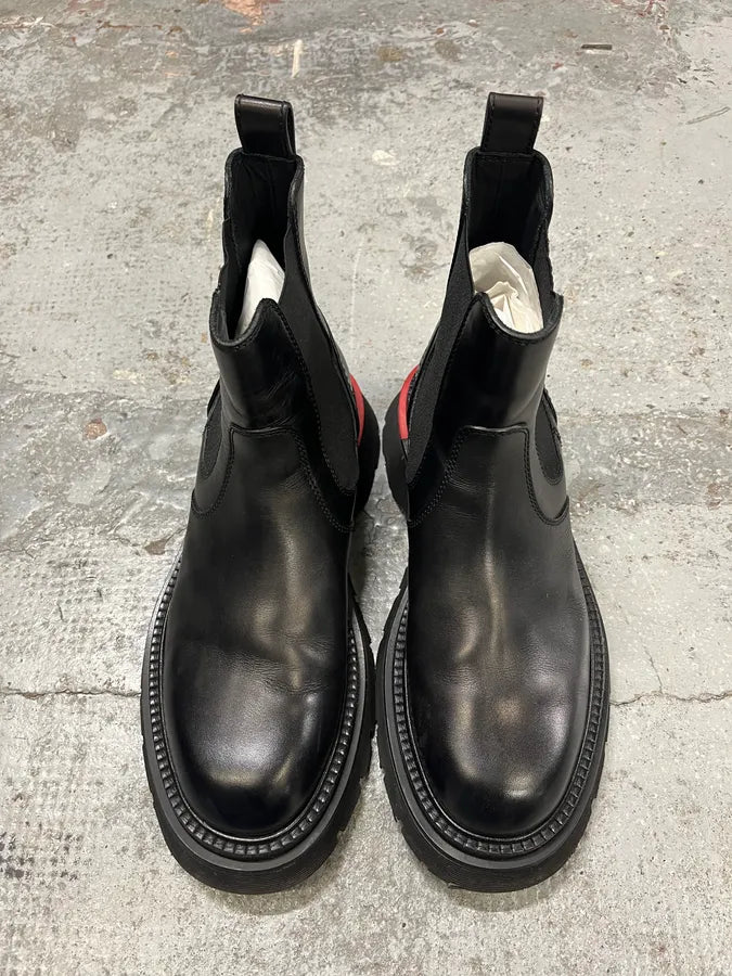 AW2017 Dsquared2 Black Leather Premium Boots jQLOisQ 4