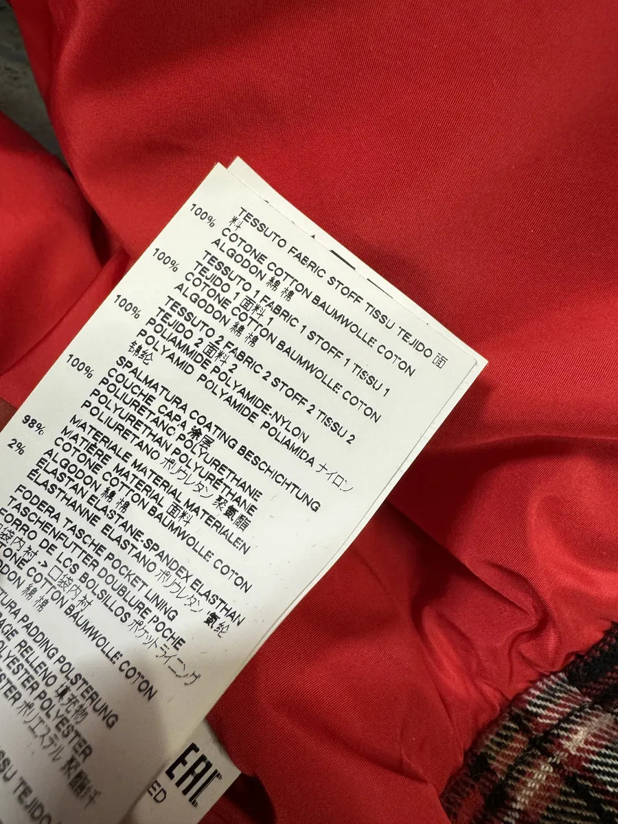 AW2017 DSquared2 Red Puffer Brut Military Denim Vest iyUBEYW 8