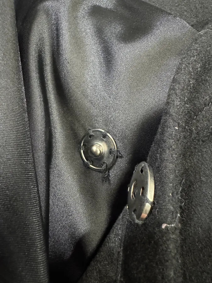 AW2017 Emporio Armani  Shearling Abstrat Wool Trench Coat lgmETHy 10