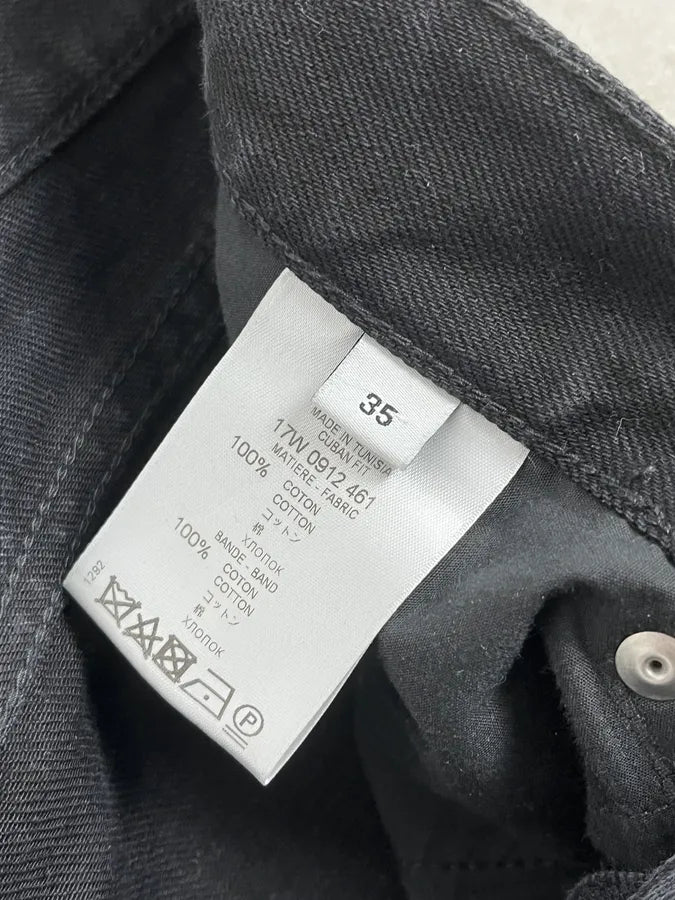 AW2017 Givenchy Black Denim Jeans with Red Patches by Riccardo Tisci fpCLUNG 9