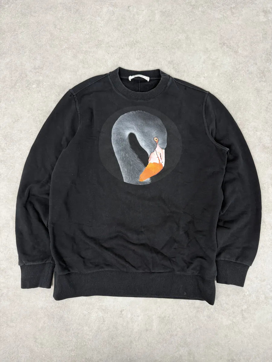 AW2017 Givenchy Black Duck Crewneck Sweater by Riccardo Tisci ZktBkzt 3