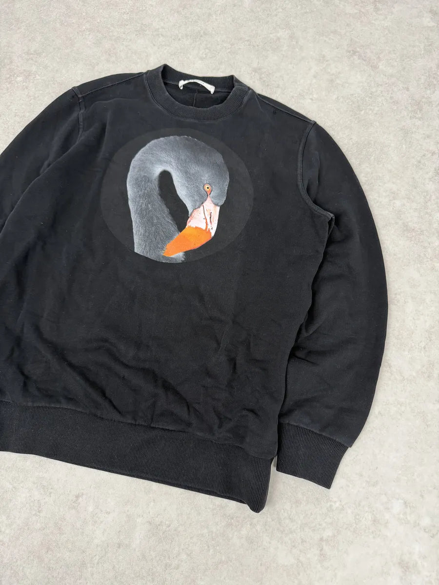 AW2017 Givenchy Black Duck Crewneck Sweater by Riccardo Tisci ZktBkzt 6
