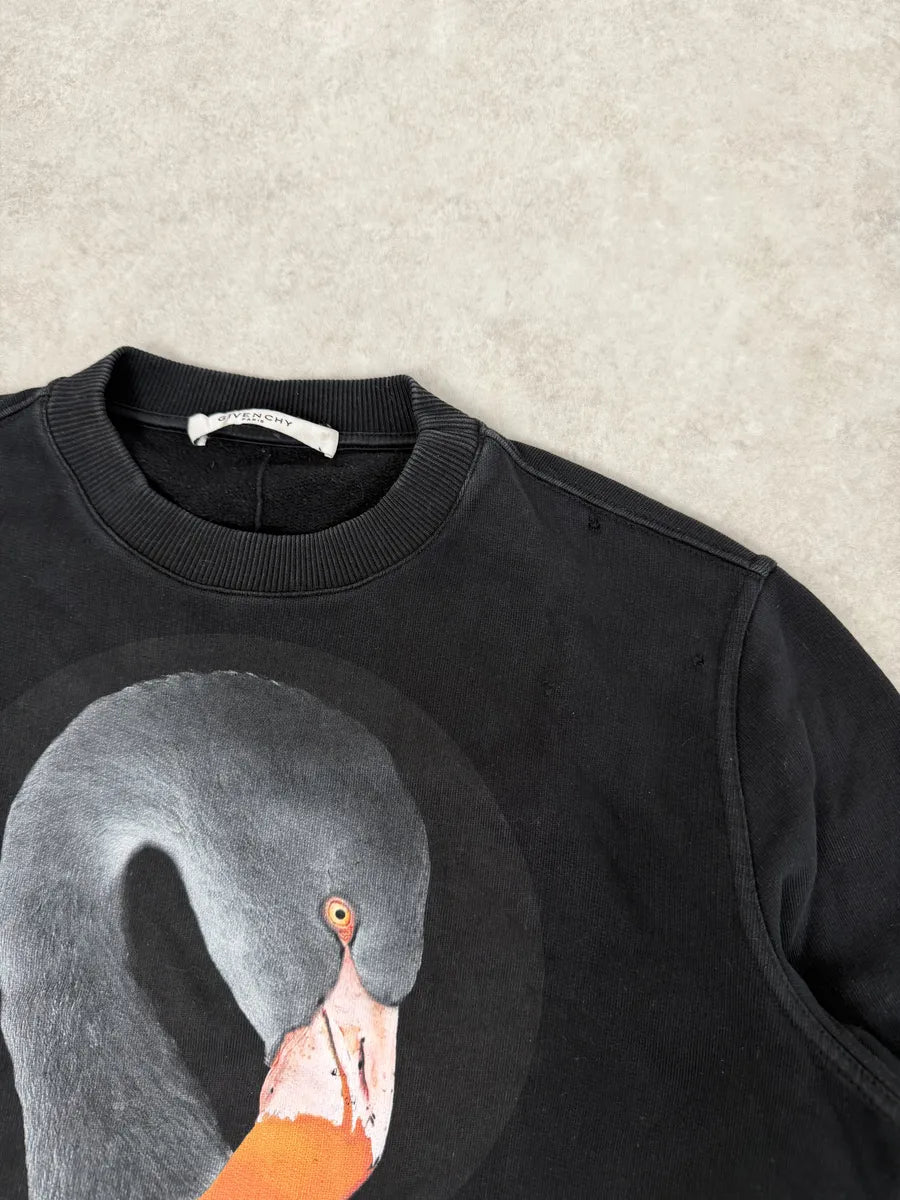AW2017 Givenchy Black Duck Crewneck Sweater by Riccardo Tisci ZktBkzt 7