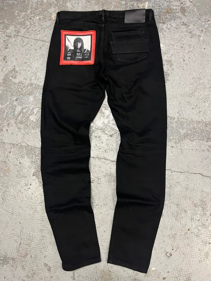 AW2017 Givenchy Black Heren Slim Denim Jeans by Riccardo Tisci TXDvGLD 0