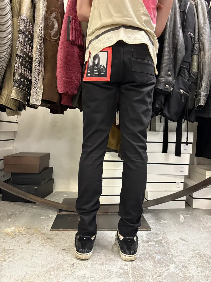 AW2017 Givenchy Black Heren Slim Denim Jeans by Riccardo Tisci TXDvGLD 3