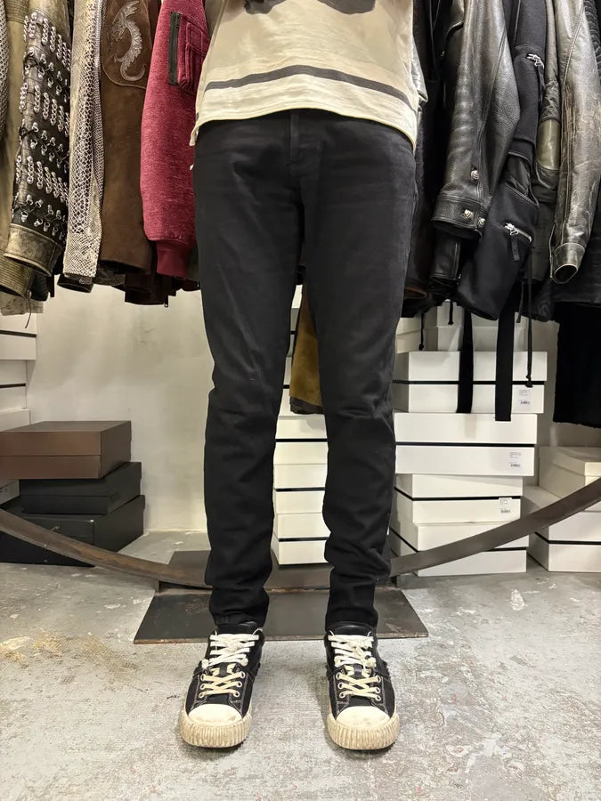 AW2017 Givenchy Black Heren Slim Denim Jeans by Riccardo Tisci TXDvGLD 1