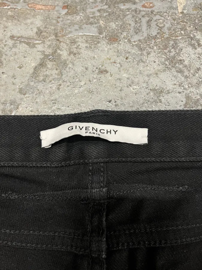 AW2017 Givenchy Black Heren Slim Denim Jeans by Riccardo Tisci TXDvGLD 10