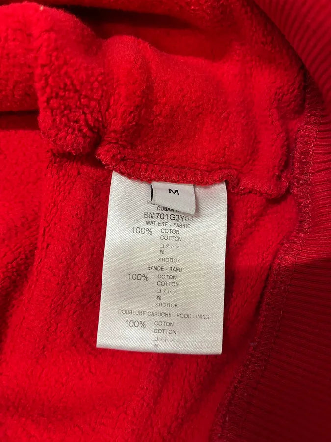 AW2017 Givenchy Black Padded Red Contemporary Hoodie by Riccardo Tisci sClALgP 6