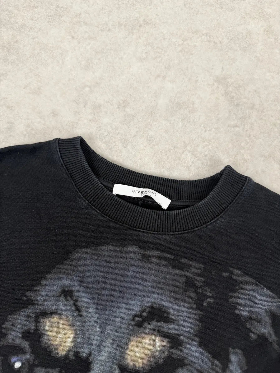 AW2017 Givenchy Black Rottweiler Dog Sweater ZQErNjZ 8