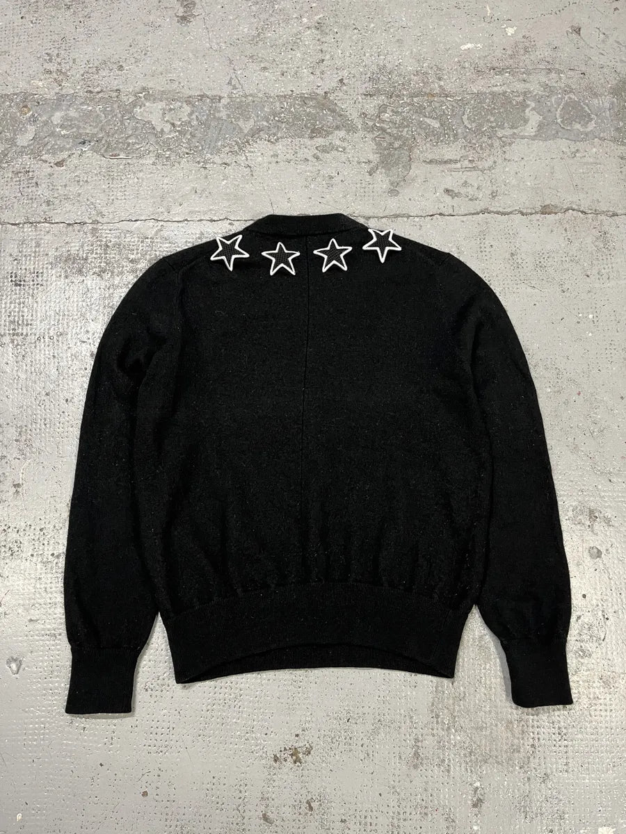 AW2017 Givenchy Black Stars Wool Sweater by Riccardo Tisci iRIHnjX 4