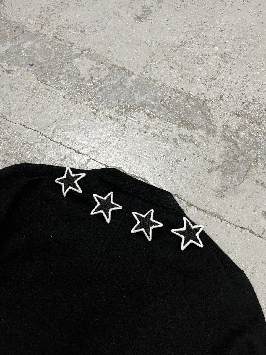 AW2017 Givenchy Black Stars Wool Sweater by Riccardo Tisci iRIHnjX 5