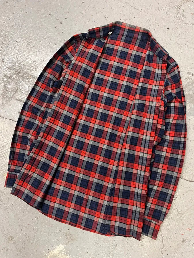 AW2017 Givenchy Canadian Checkered Red & Blue Star Shirt by Riccardo Tisci (M) ChjdqaN 4