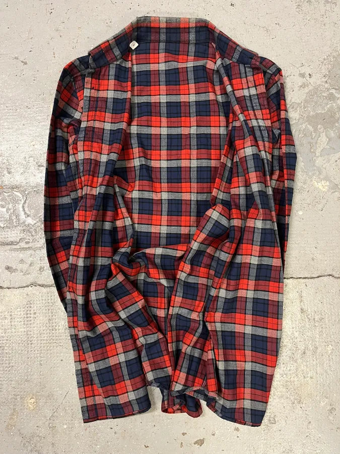 AW2017 Givenchy Canadian Checkered Red & Blue Star Shirt by Riccardo Tisci (M) ChjdqaN 5