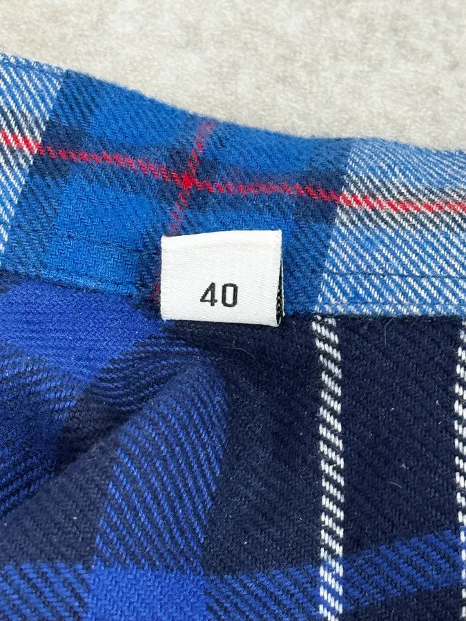 AW2017 Givenchy Navy Checkered Shirt by Riccardo Tisci zZMWGpK 10