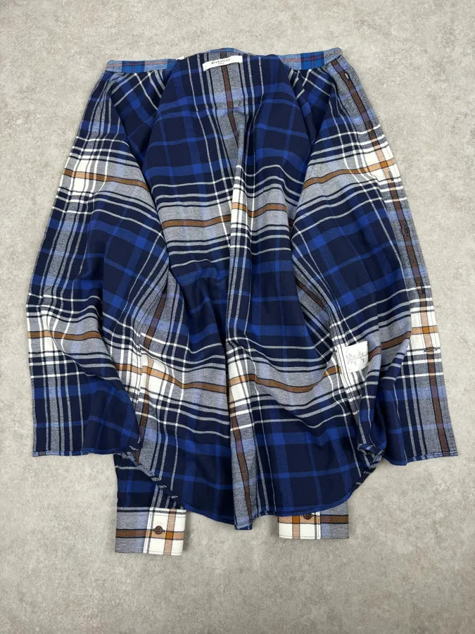 AW2017 Givenchy Navy Checkered Shirt by Riccardo Tisci zZMWGpK 6