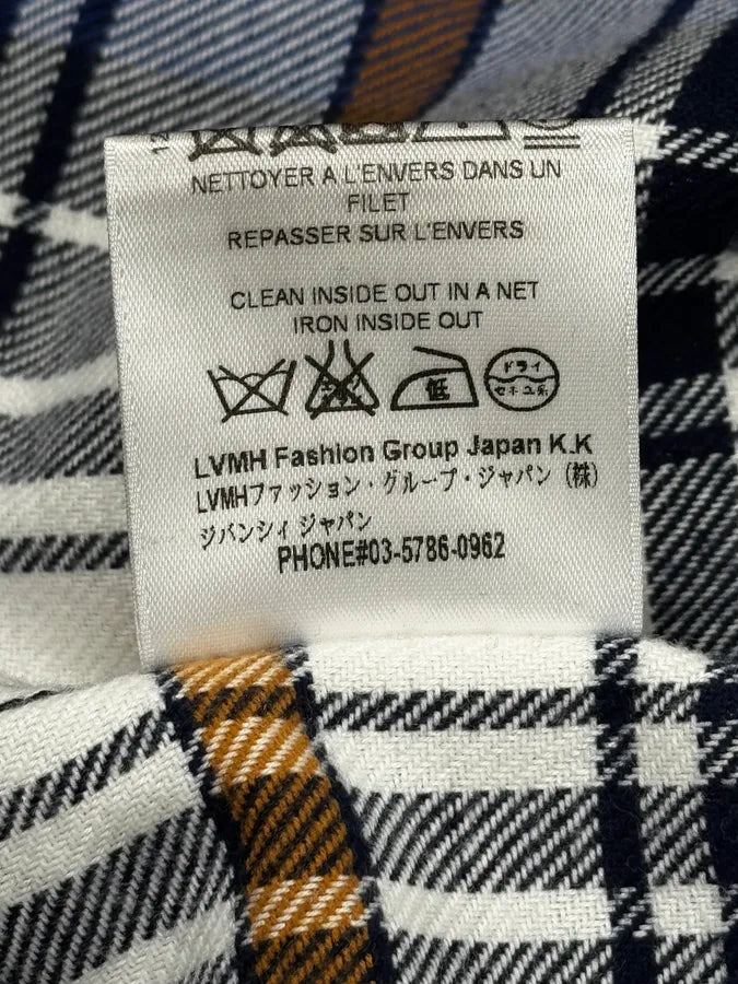 AW2017 Givenchy Navy Checkered Shirt by Riccardo Tisci zZMWGpK 12