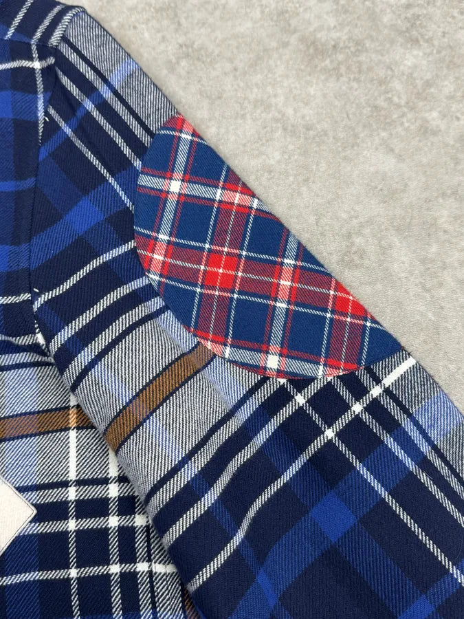 AW2017 Givenchy Navy Checkered Shirt by Riccardo Tisci zZMWGpK 7