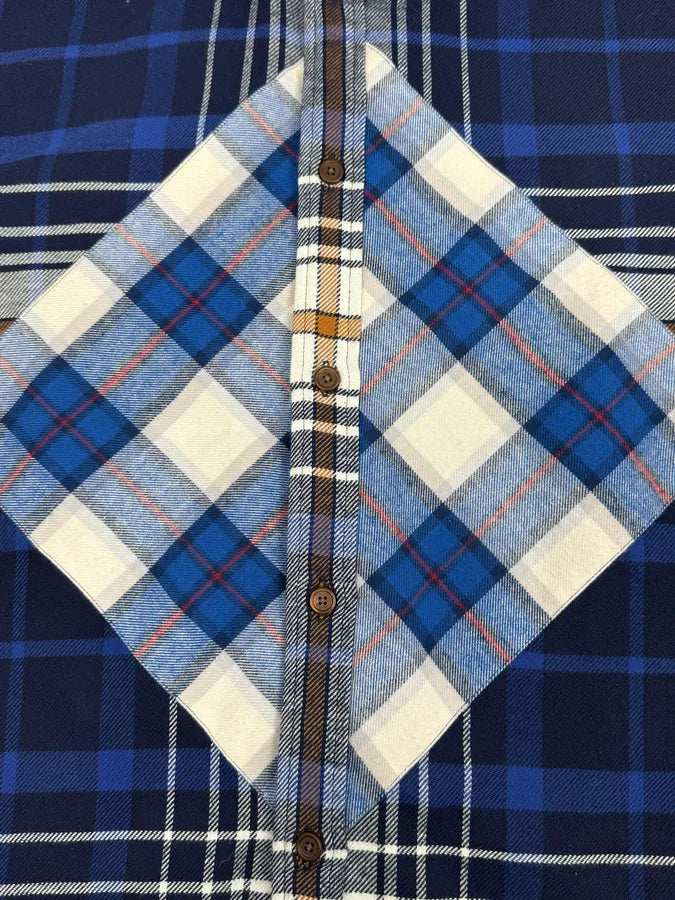 AW2017 Givenchy Navy Checkered Shirt by Riccardo Tisci zZMWGpK 8