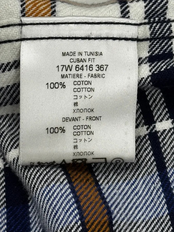 AW2017 Givenchy Navy Checkered Shirt by Riccardo Tisci zZMWGpK 11