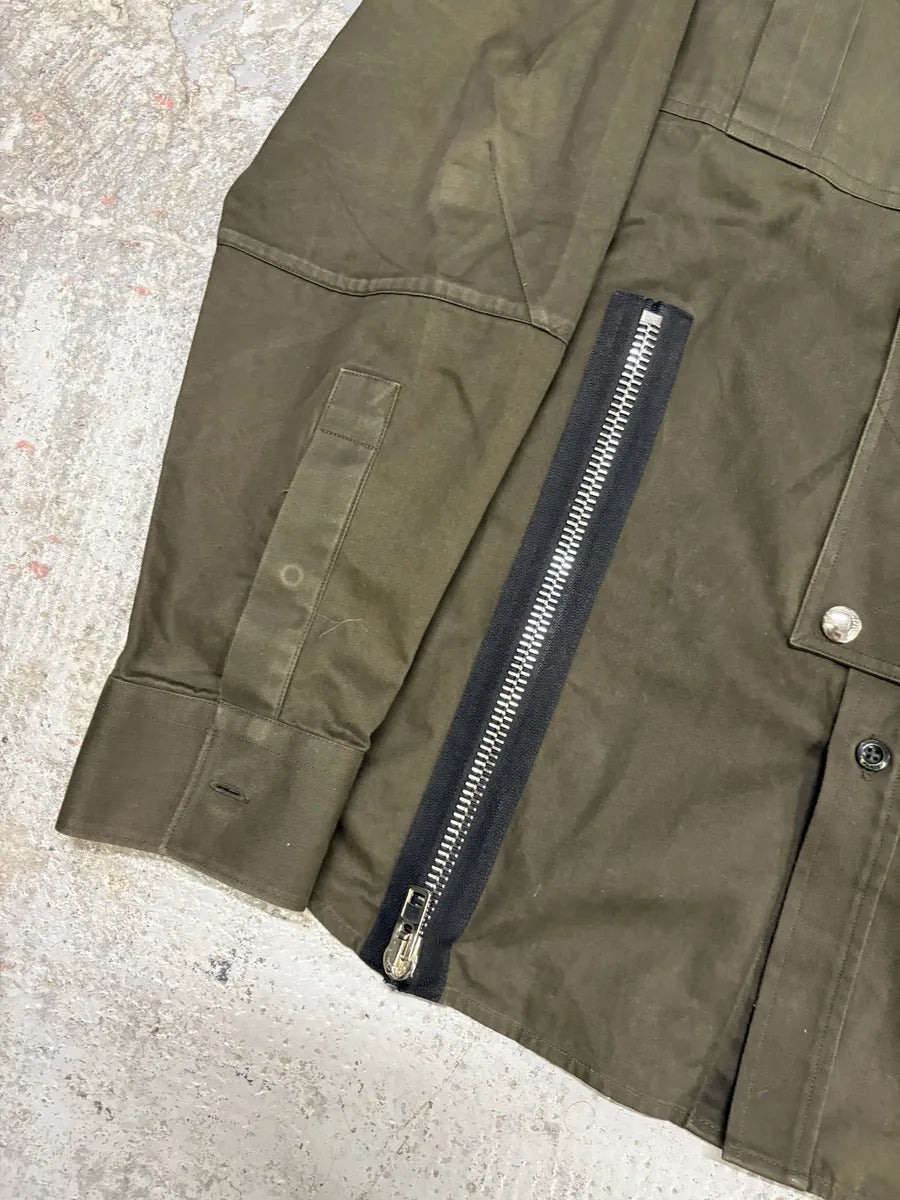 AW2017 Givenchy Olive Multi Zips Shirt SAPqSrp 7
