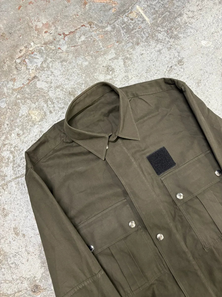 AW2017 Givenchy Olive Multi Zips Shirt SAPqSrp 8